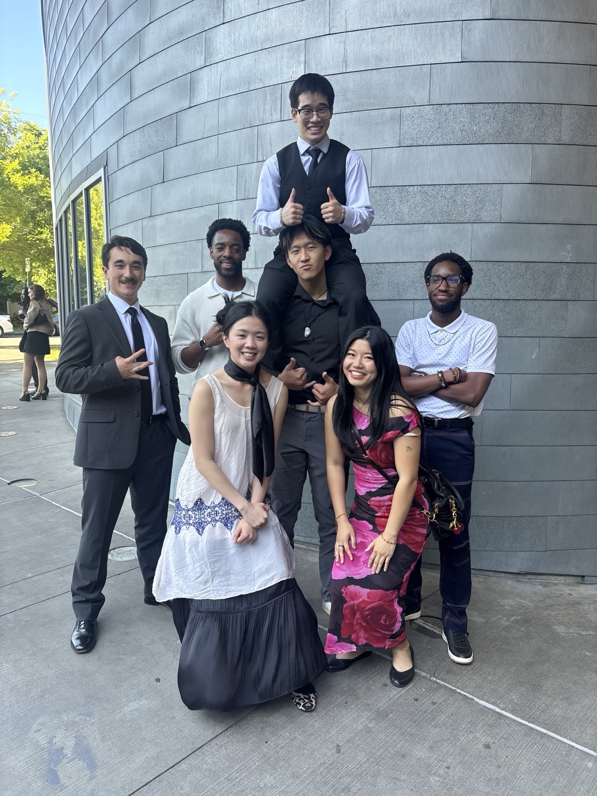 UW Boxing squad dressed up