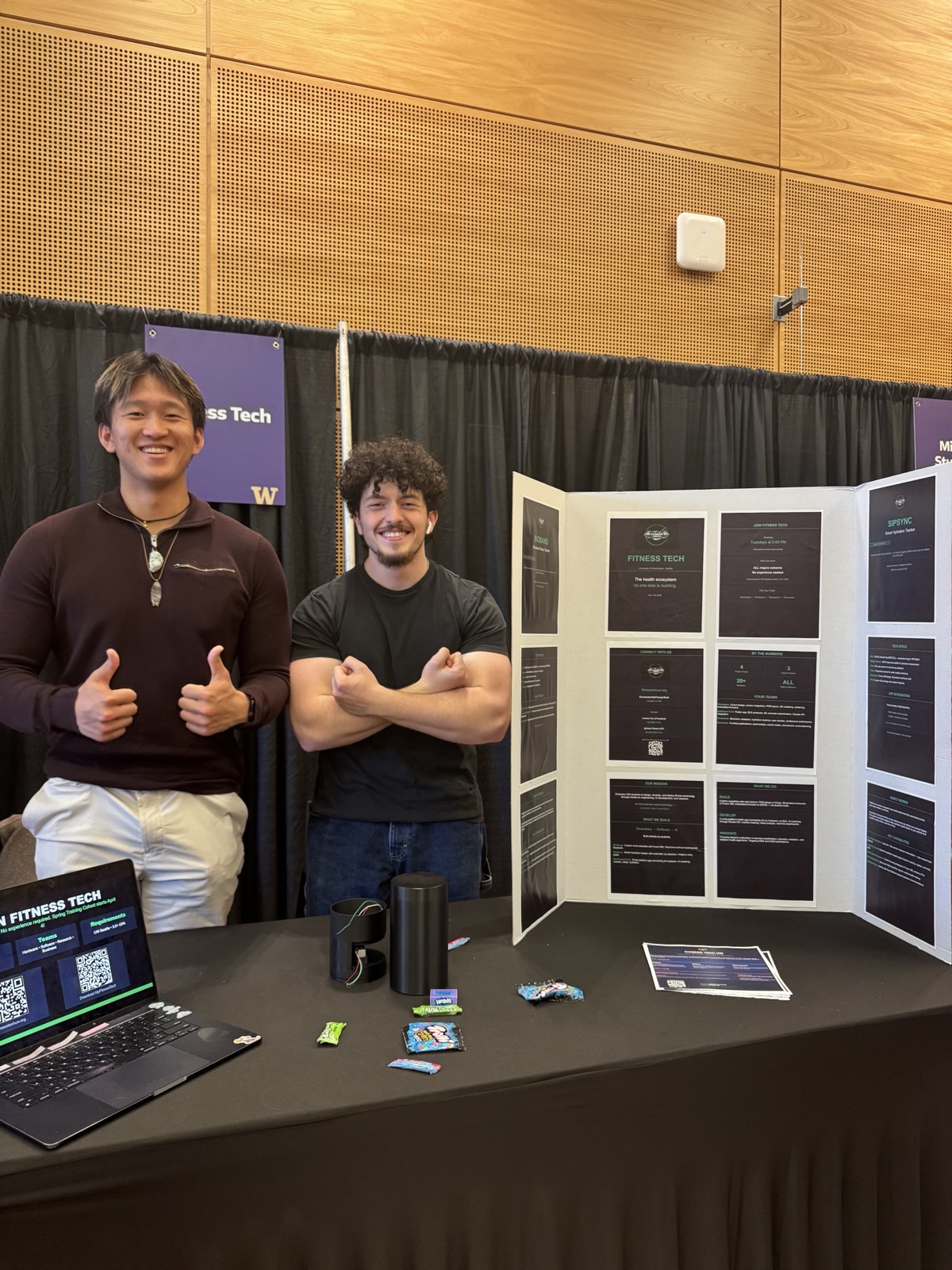 Fitness Tech booth at the RSO fair